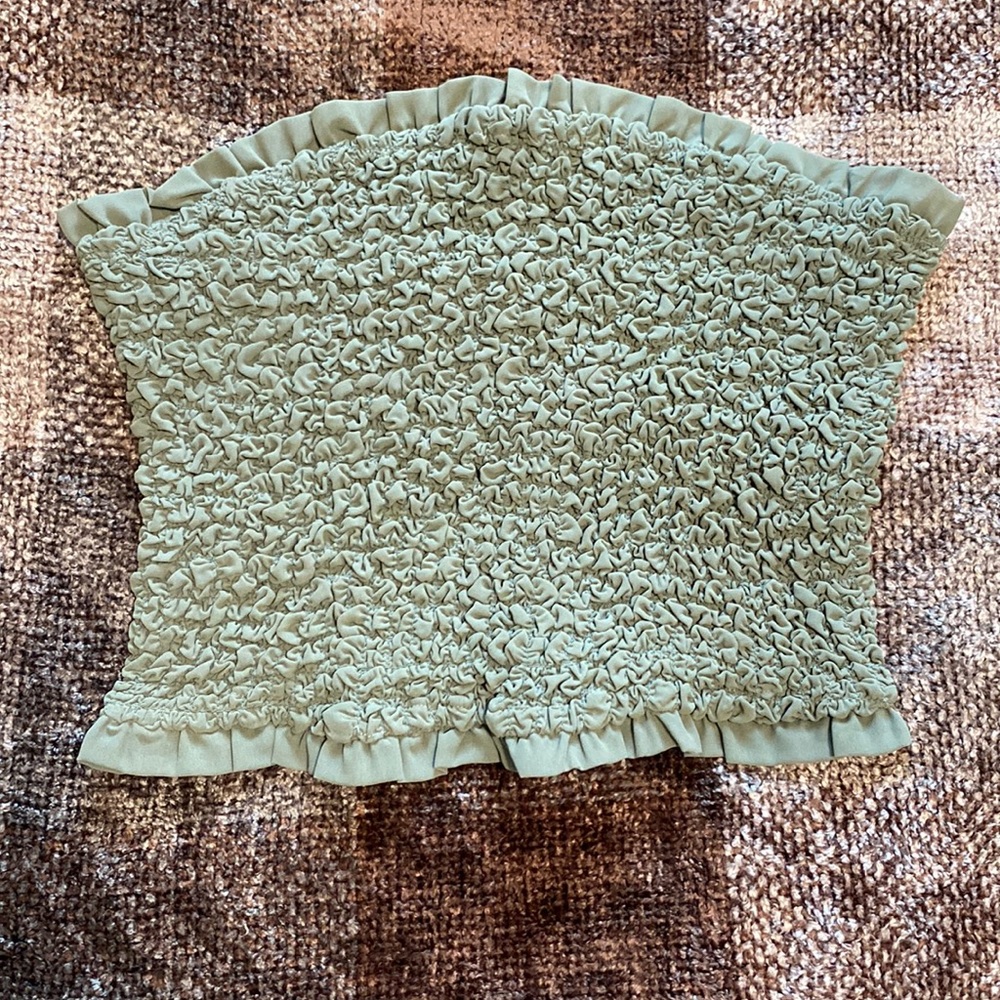 Ramy Brook Green Tube Top. Size XS